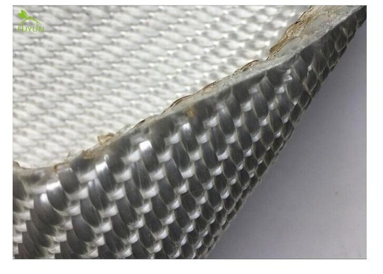 Road Construction PET Woven Geotextile High Strength Low Deformation 300/300 KN/M River